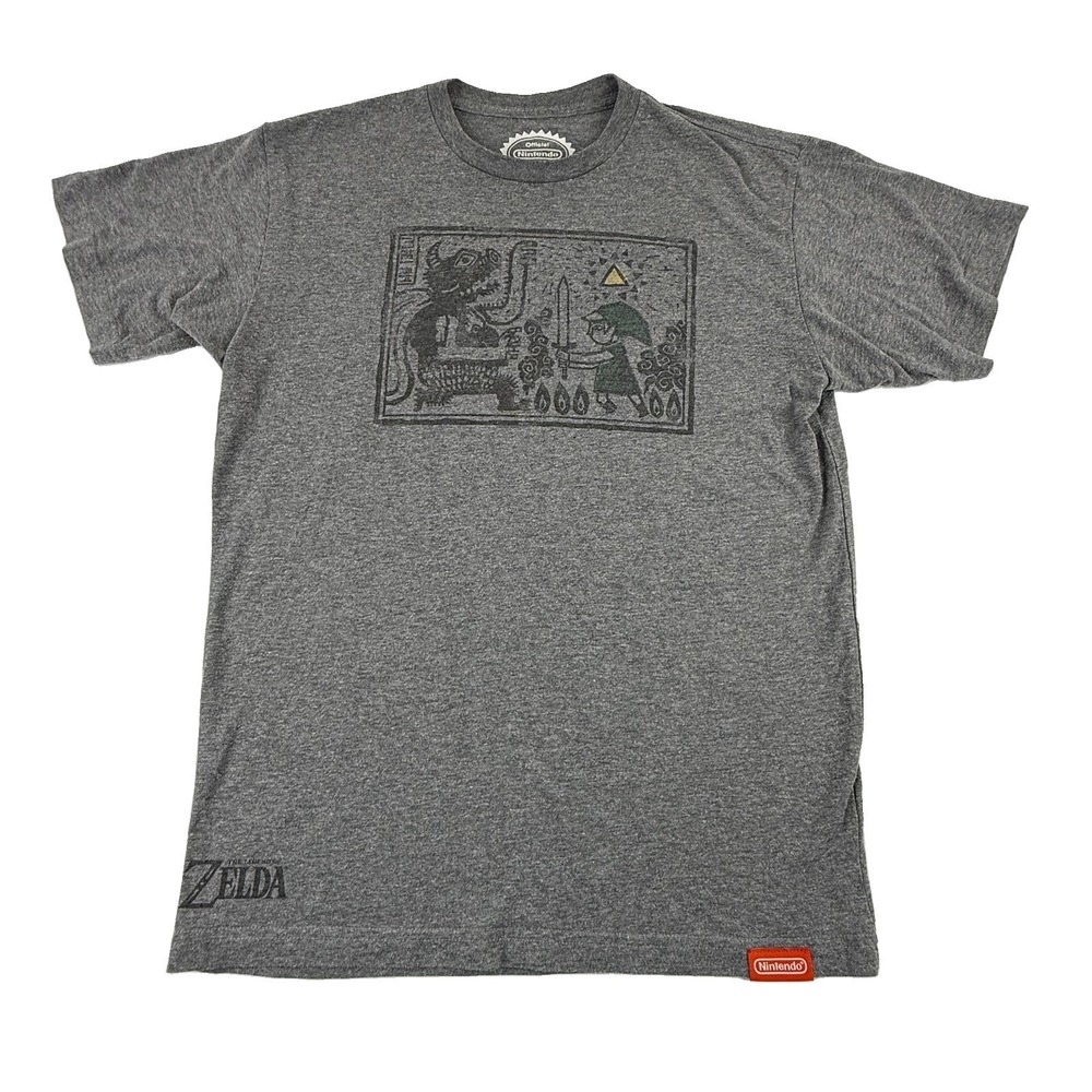 Nintendoโ NY Legend Of Zelda Windwaker Limited Edition T-Shirt Gray Mens Small